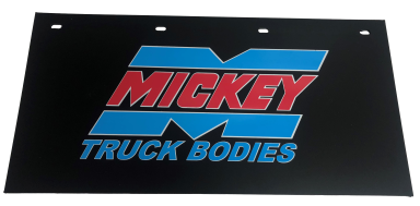 Mickey Mudflap 24"W x 12"L